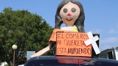 Photo of Se realiza caravana de comerciantes hacia Centro Cívico de Querétaro.