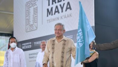 Photo of AMLO celebra la reanudación del Tren Maya en el tramo 5.
