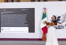 Photo of “MÉXICO FUE TRATADO CON MUCHO RESPETO Y LLEGAMOS A ESTE ACUERDO”: CLAUDIA SHEINBAUM.